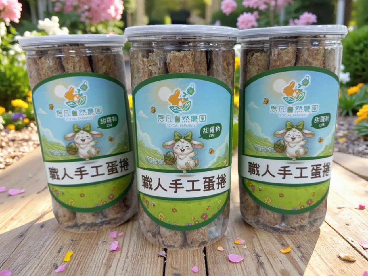 職人手工蛋捲(甜羅勒)
